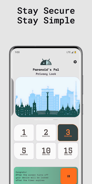 Paranoid's Pal - Privacy Lock screenshot