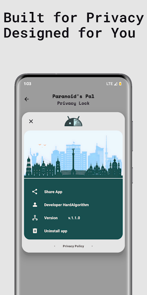 Paranoid's Pal - Privacy Lock screenshot