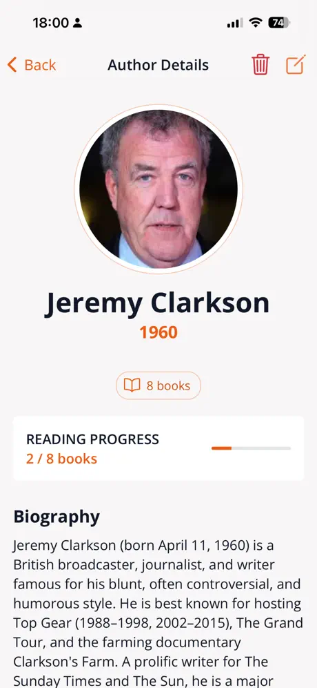 Personal Library App screenshot