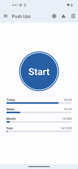 Push Ups Counter and Timer screenshot