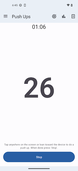 Push Ups Counter and Timer screenshot