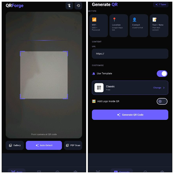 QR Magic - Scan & Generator screenshot