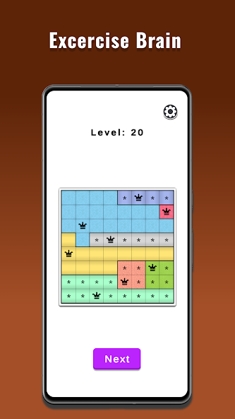 Queens Puzzle - Queens logic screenshot
