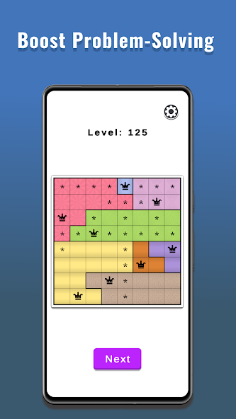 Queens Puzzle - Queens logic screenshot
