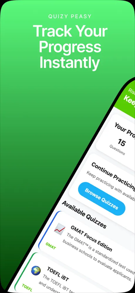 Quizy Peasy screenshot