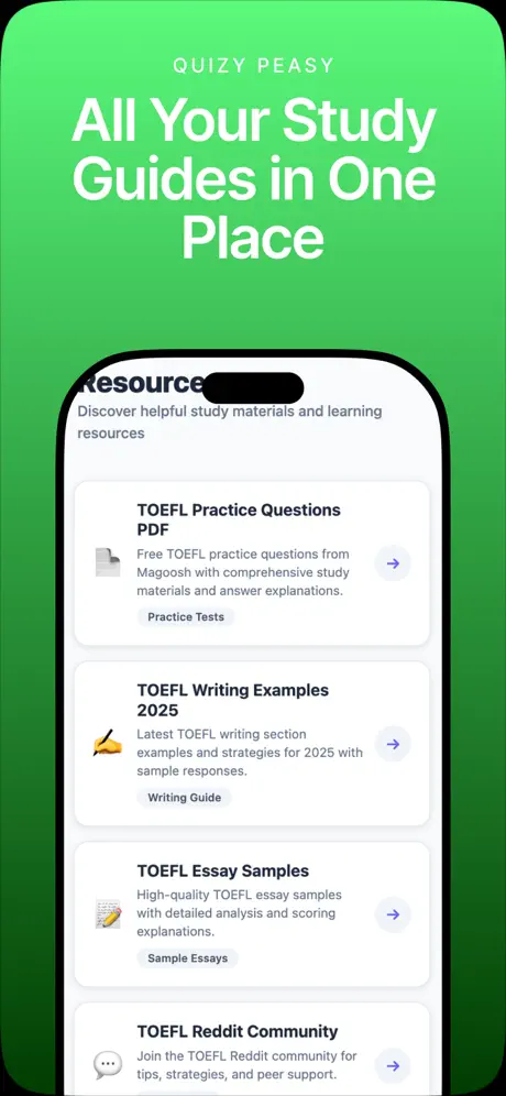 Quizy Peasy screenshot