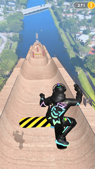 Ragdoll down hill Racing screenshot