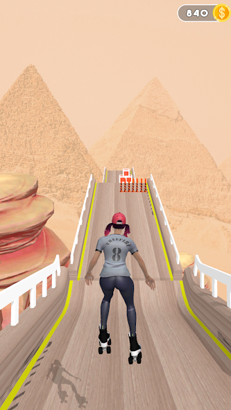 Ragdoll down hill Racing screenshot