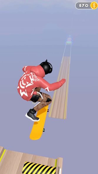 Ragdoll down hill Racing screenshot