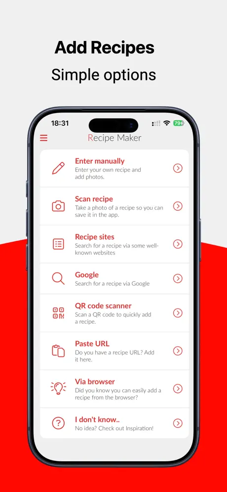 Recipe Maker – your cookbook screenshot