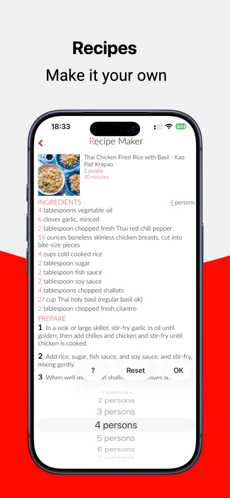 Recipe Maker – your cookbook screenshot