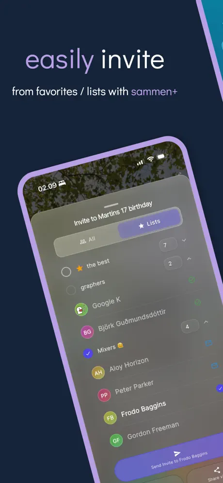 Sammen - Private event planner screenshot