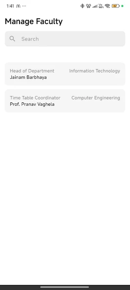 Scheduler screenshot