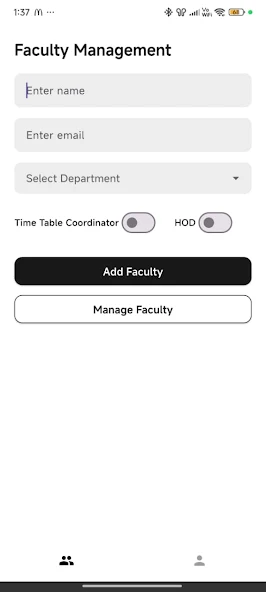 Scheduler screenshot