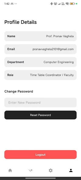 Scheduler screenshot