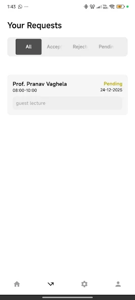 Scheduler screenshot