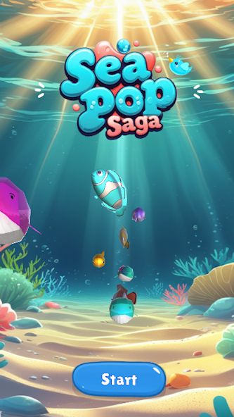 Sea Pop Match 3: Puzzle Saga screenshot