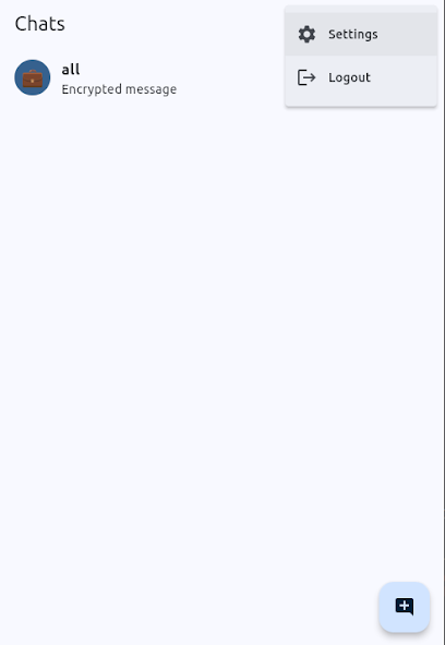 Secure Chat App screenshot