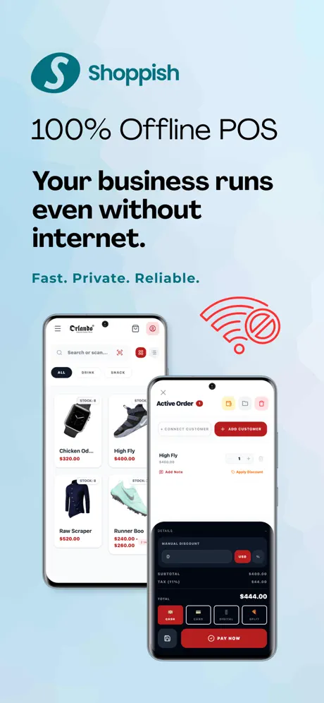 Shoppish POS screenshot