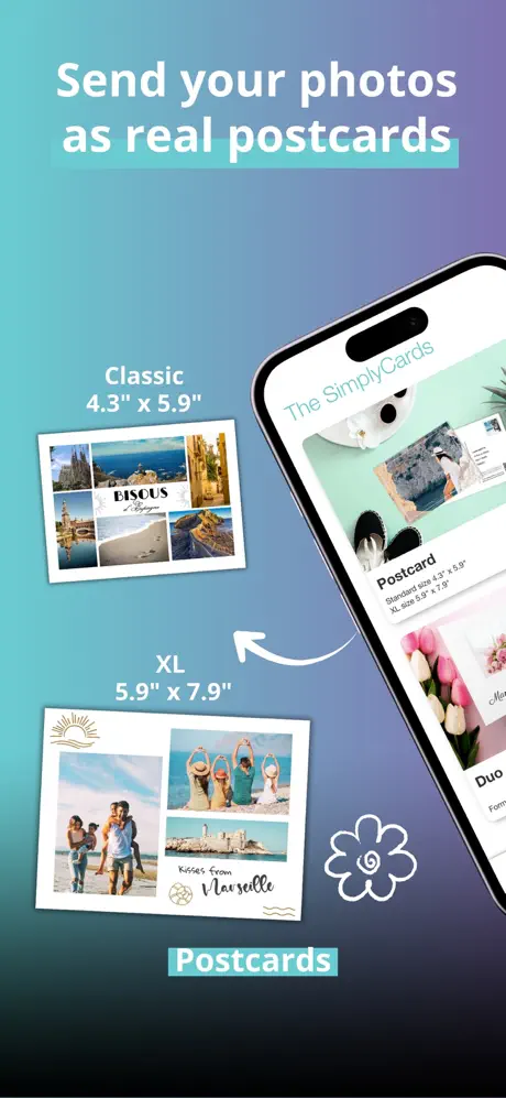SimplyCards - custom postcard screenshot
