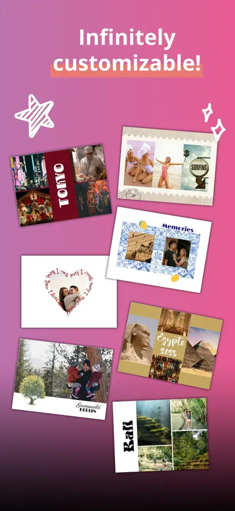 SimplyCards - custom postcard screenshot
