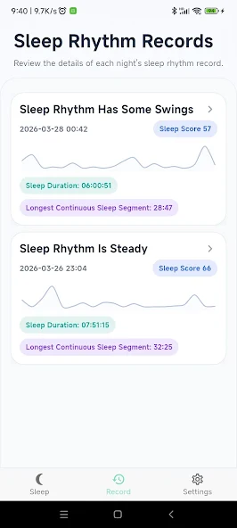 SleepWave: Sleep Monitor screenshot