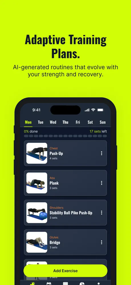 Smart Workout Diary screenshot