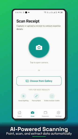 SnapBooks AI Receipt Scanner screenshot