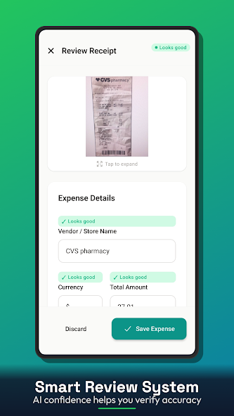 SnapBooks AI Receipt Scanner screenshot