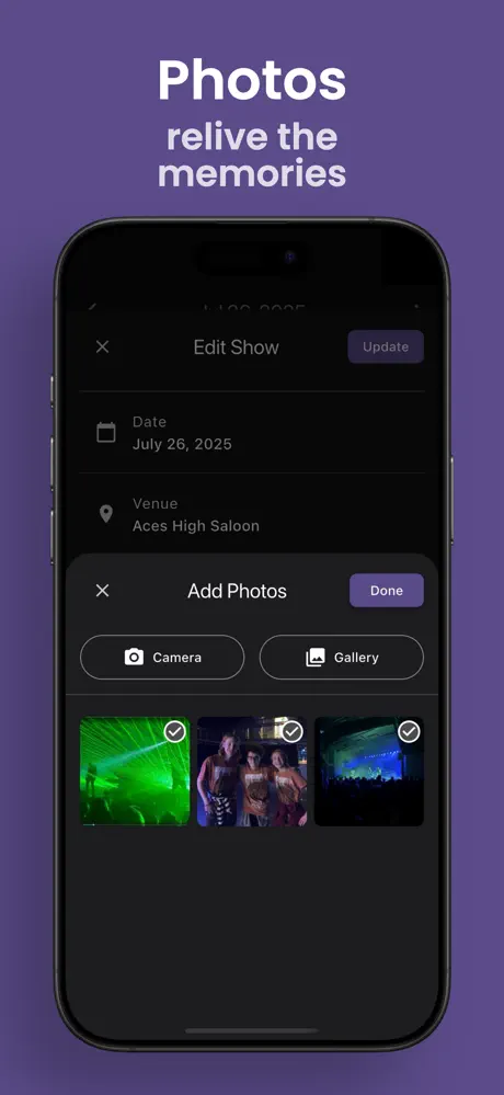 SoundTrack: Live Music Journal screenshot