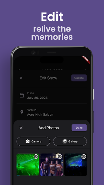 SoundTrack: Live Music Journal screenshot