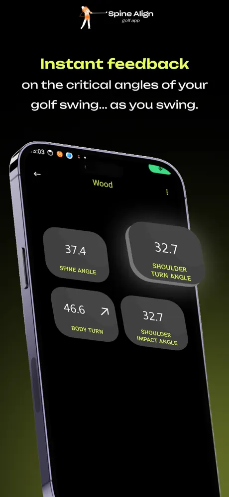SpineAlign AI Golf Coach screenshot