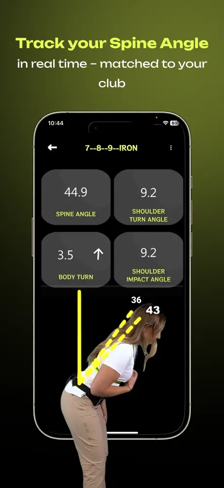 SpineAlign AI Golf Coach screenshot