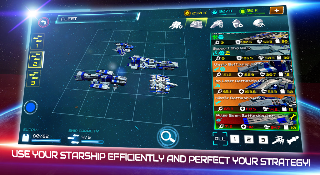 Starship battle screenshot