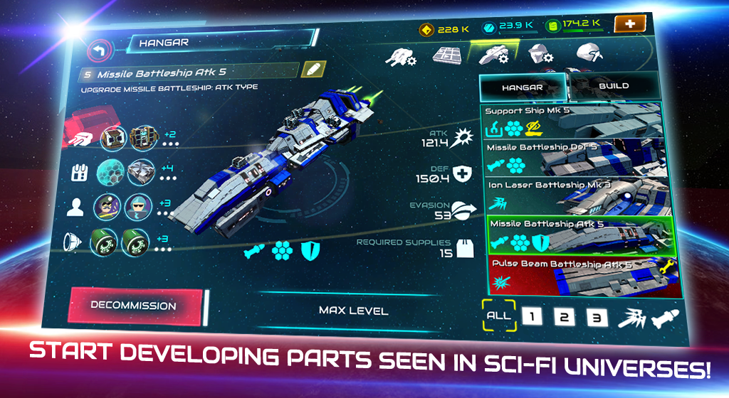 Starship battle screenshot