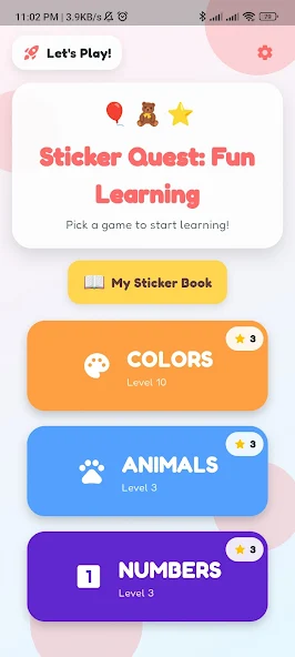 Sticker Quest: Fun Learning screenshot