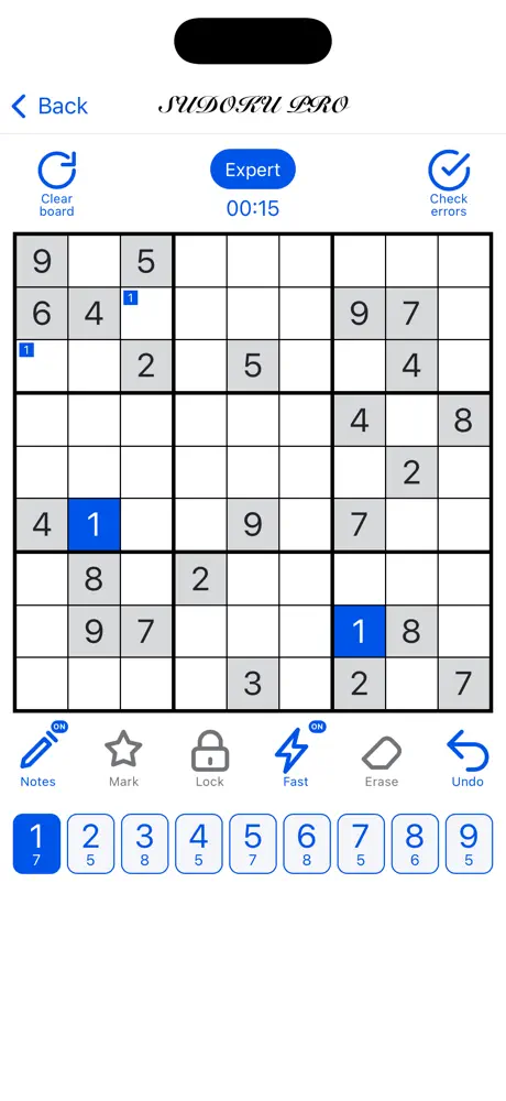 Sudoku Pro Advanced screenshot