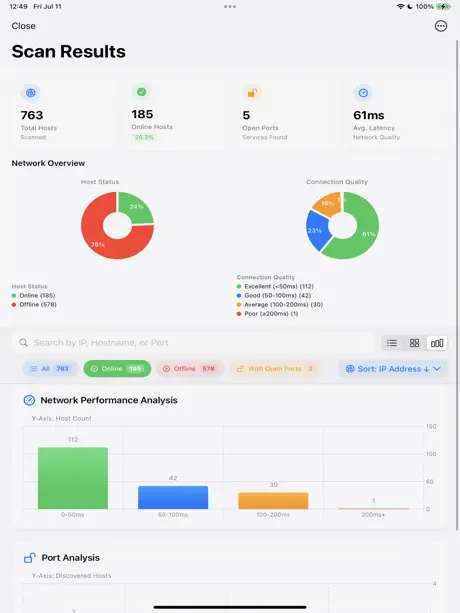 Super Ping for iOS screenshot