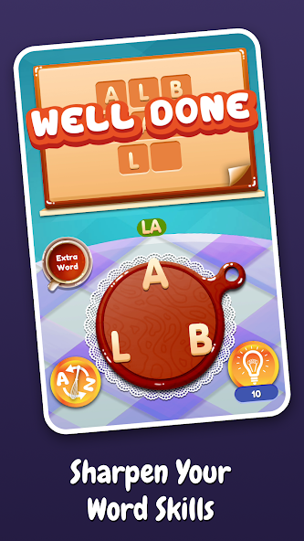 Sweet Words: Brain Puzzle Game screenshot
