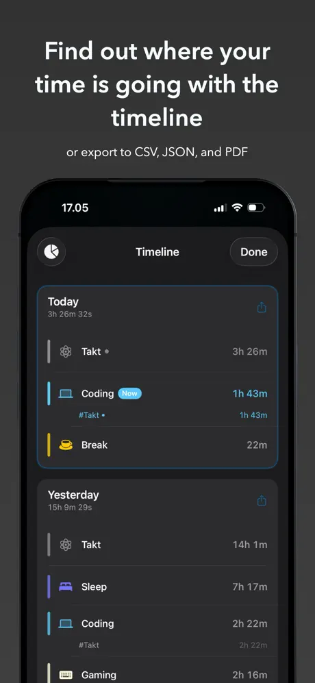Takt - Time Tracking screenshot