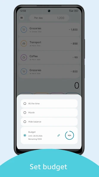 Tap Budget - Expense Tracker screenshot