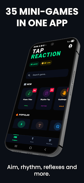 Tap Reaction Reflex Training screenshot