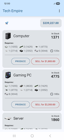 Tech Empire screenshot