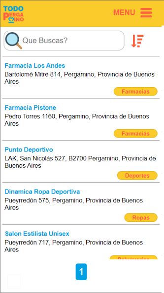 Todo Pergamino screenshot