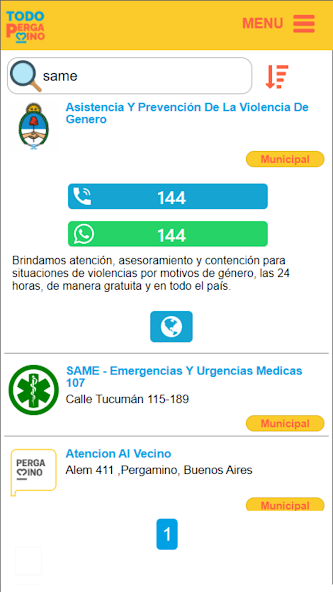 Todo Pergamino screenshot
