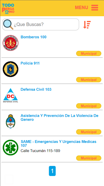 Todo Pergamino screenshot