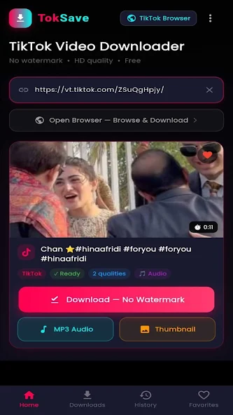 TokSave – TT Video Downloader screenshot