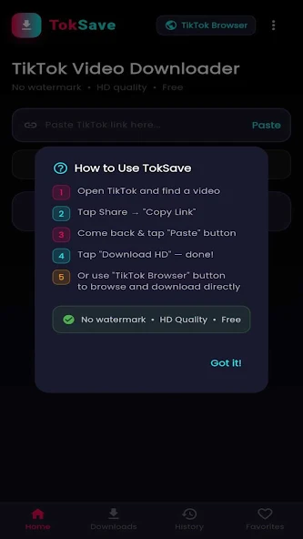TokSave – TT Video Downloader screenshot