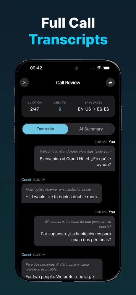 TrueSay: AI Call Translator screenshot
