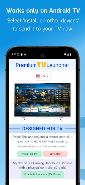TV Launcher Premium Smart UI screenshot